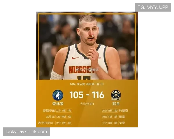 阿门·汤普森挡拆制造错位,面对约基奇比上季效率提升